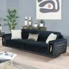 House Of Bling Furniture Boutique Milano Luxury Set Black Velvet