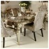 House Of Bling Furniture Boutique Dining Tables Morocco Range Gold Mirrored Dining Table.
