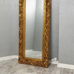 House Of Bling Furniture Milano Gold Large Mirror