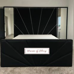House Of Bling Furniture Boutique Luxury Soho Bed Complete With Mirrors Luxury Beds