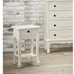 House Of Bling Furniture Boutique Antionette Bedroom Drawers White Bedside Cabinets