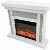 House Of Bling Furniture Boutique Fire Places Sparkle White Fireplace