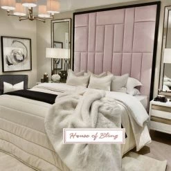 House Of Bling Furniture Boutique Brick Lane Wallboard Complete With Bedbase Luxury Beds