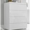 House Of Bling Furniture Boutique Porto White Gloss Drawers