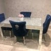 House Of Bling Furniture Boutique Crushed Mirror Dining Table Round Tables