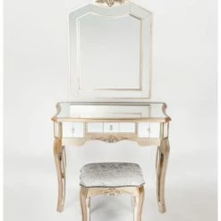 House Of Bling Furniture Boutique Anna Dressing Table Set Including Stool And Mirror Dressing Tables