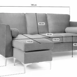 House Of Bling Furniture Boutique Sofas Ellie Sofa Complete With Bolsters