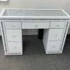 House Of Bling Furniture Boutique White Crushed Diamond Trim Dressing Table Dressing Tables