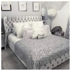 House Of Bling Furniture Boutique Beds Indianna Bed Emperor Size