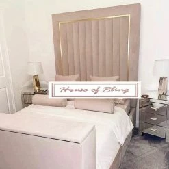 House Of Bling Furniture Boutique Luxury Linear TV Bed Luxury Beds