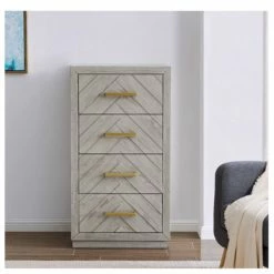 House Of Bling Furniture Boutique Gillian Range Tallboy Chest Of Drawers