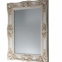 House Of Bling Furniture Mirrors Milano Cream Medium Size Mirror