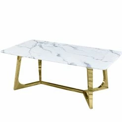 House Of Bling Furniture Zara Marble Coffee Table