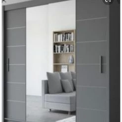 House Of Bling Furniture Boutique Monaco Wardrobe Available In 3 Sizes And Different Colour Options