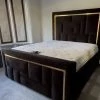 House Of Bling Furniture Park Lane Metal Trim Bed Beds