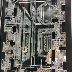 House Of Bling Furniture Boutique Mirrors Lexi Crushed Diamond Mirror