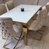 House Of Bling Furniture Dining Tables And Chairs Sets Cambridge Glass Table With Our Marbella Chairs