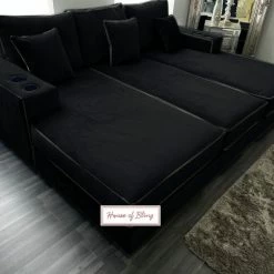 House Of Bling Furniture Boutique Sofas Harry Cinema Sofa With Contrast Piping