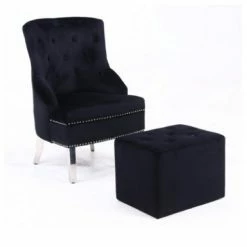 House Of Bling Furniture Boutique Lion Knock Luxury Wing Chair