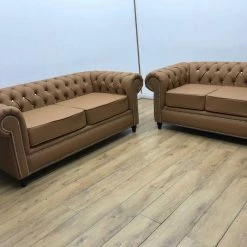 House Of Bling Furniture Boutique Sale Item 3 Plus 2 Seater Chesterfield Sofas