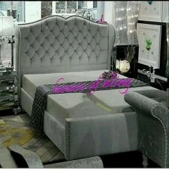 House Of Bling Furniture Boutique Heart Wing Back