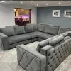 House Of Bling Furniture U Shape Sofas Cheshire U Shape Sofa