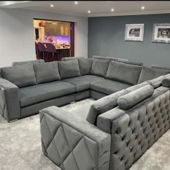 House Of Bling Furniture U Shape Sofas Cheshire U Shape Sofa
