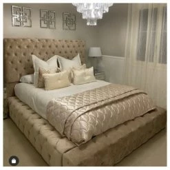 House Of Bling Furniture Boutique Beds Royal Bed 60 Inches High.