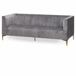 House Of Bling Furniture Boutique Empire Grey 2 And 1 Seater Sofa Set Sofas