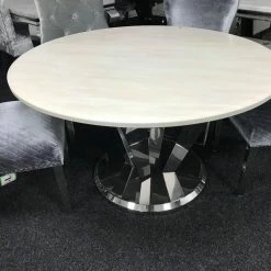 House Of Bling Furniture Boutique Ariana Marble Table Only