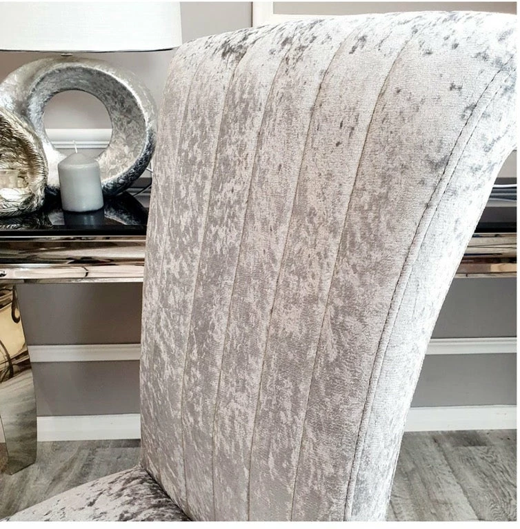 House Of Bling Furniture Boutique Dining Chairs Silver Crushed Velvet Paris Chair 5 House Of Bling Furniture Boutique Dining Chairs Silver Crushed Velvet Paris Chair