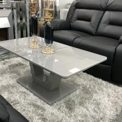 House Of Bling Furniture Boutique Fife Coffee Table High Gloss Grey