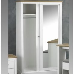 House Of Bling Furniture Boutique Plymouth Sliding Wardrobe White