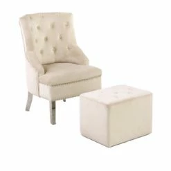 House Of Bling Furniture Boutique Lion Knock Luxury Wing Chair