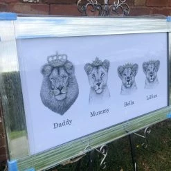 House Of Bling Furniture Boutique Family Print Liquid 3D Art 3D Art Prints