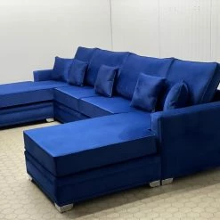 House Of Bling Furniture Boutique Sofas Ellis U Shape Sofa With Matching Piping