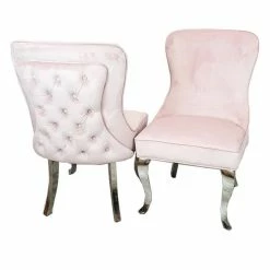 House Of Bling Furniture Boutique Buckingham Chair Pink