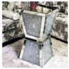 House Of Bling Furniture Boutique Crushed Diamond Column Stand