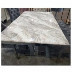 House Of Bling Furniture Boutique Lara Marble Dining Table