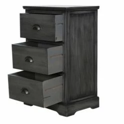 House Of Bling Furniture Boutique Bedside Cabinets Delia Grey Bedside Drawers