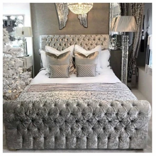 House Of Bling Furniture Boutique Beds Gracie Sleigh 3 House Of Bling Furniture Boutique Beds Gracie Sleigh