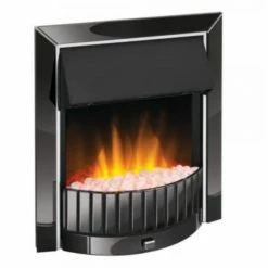 House Of Bling Furniture Boutique Black Deluxe Fireplace Fire Places