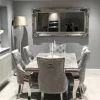 House Of Bling Furniture Boutique Dining Tables And Chairs Sets Cambridge Grey Table With Lara Knock Chairs