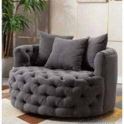 House Of Bling Furniture Boutique Sofas Fully Buttoned Tara Swivel Chairs