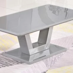 House Of Bling Furniture Boutique Fife Coffee Table High Gloss Grey