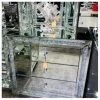 House Of Bling Furniture Boutique Crushed Diamond Mirrored 3 Drawers Chest