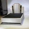 House Of Bling Furniture Boutique Carlo Luxury Metal Trim Bed