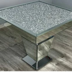 House Of Bling Furniture Boutique Elegance Crushed Diamond Table Small