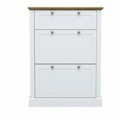 House Of Bling Furniture Boutique Plymouth Shoe Cabinet In White