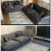 House Of Bling Furniture Boutique Billy Sofa Set On Caster Wheels In Dark Grey Velvet Sofas 2 House Of Bling Furniture Boutique Billy Sofa Set On Caster Wheels In Dark Grey Velvet Sofas
